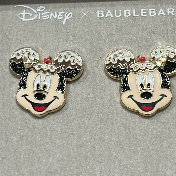 Disney x Baublebar - NEW Mickey Mouse Face Ice Cream Sundae with Gold Tone π¨ - Picture 4 of 7
